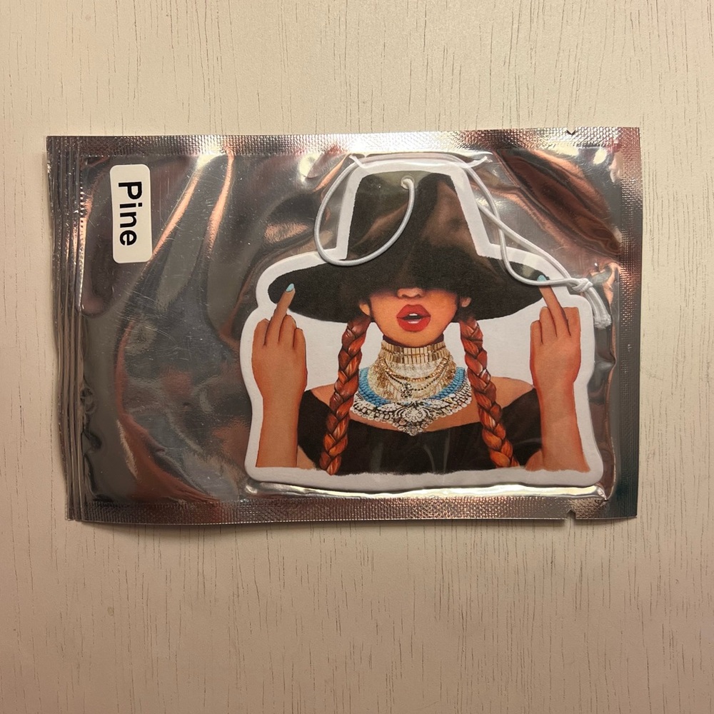 Beyonce Formation Pine Scented car Air freshener - New, Unopened